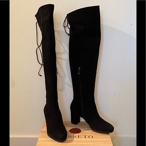 New Leather Suede Size 39 Italy Knee High boots